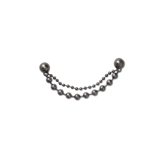 Crocs Jibbitz™Double Black Gem Chain